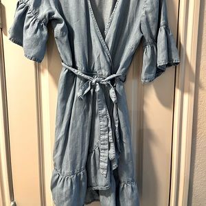 Blue Rain Chambray Dress